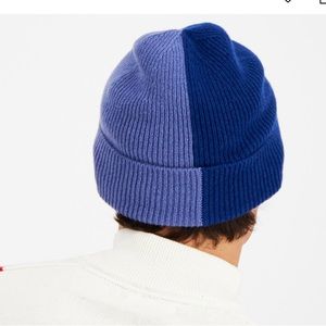 Blue Colorblock Men’s Beanie